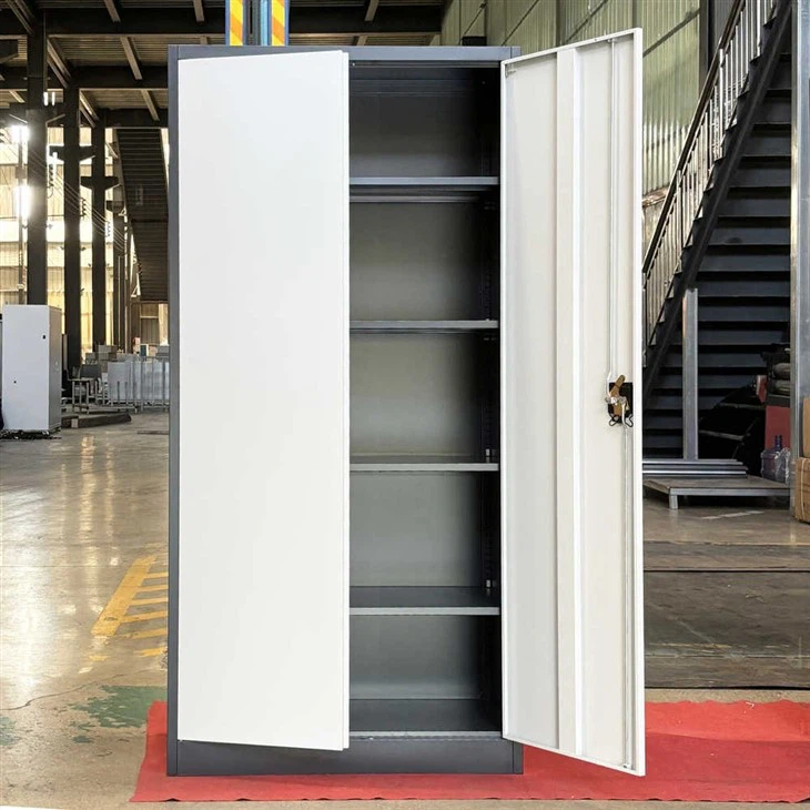 2 Door Steel Cupboard With Shelves