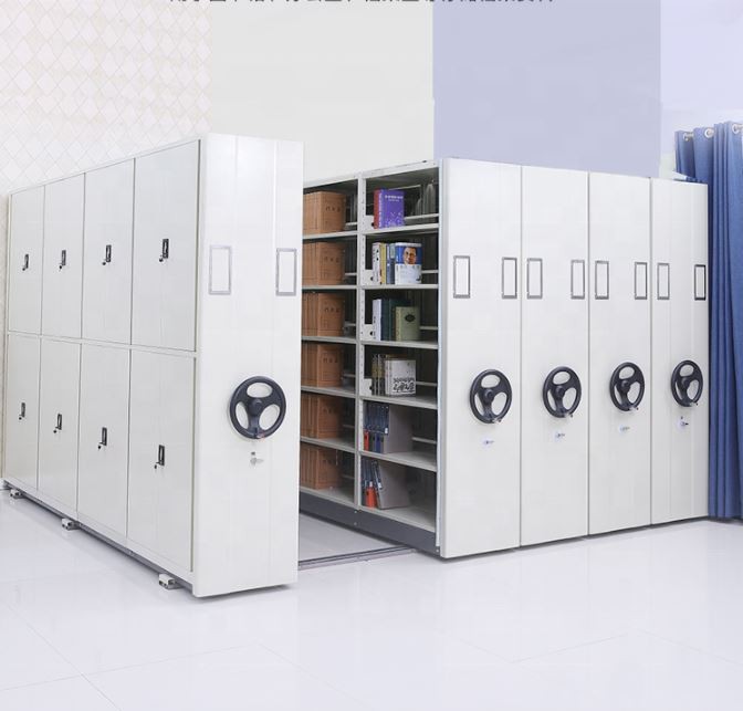 Metal Dense Mobile Shelving Unit